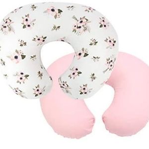 Boppy nursing pillow with two covers
